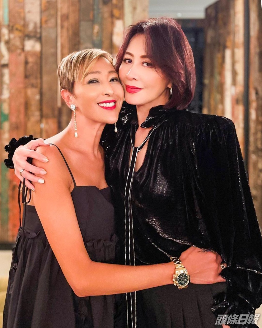 劉嘉玲盛裝赴生日派對。